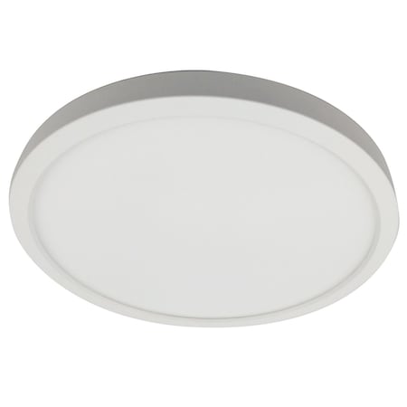 Sunlite LED 9-Inch Round Mini Panel Lght Fixture, 18W 75W, 1100 Lumens, 30K/40K/50K, Dimmable, Wht, 50,000Hr 81286-SU